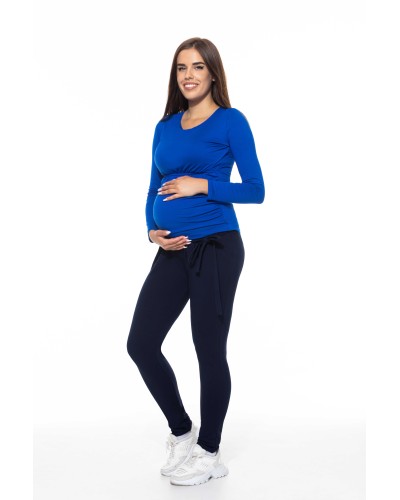 Spodnie ciążowe dresowe Lena kokarda