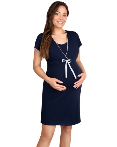 Koszula nocna ciążowa do karmienia Melisa