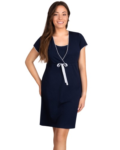 Koszula nocna ciążowa do karmienia Melisa