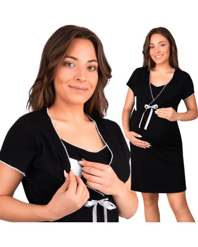 Koszula nocna ciążowa do karmienia Melisa