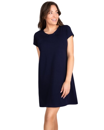 Koszula ciążowa do karmienia  do kangurowania na suwak XXL granat