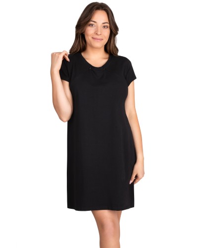 Koszula ciążowa do karmienia  do kangurowania na suwak XXL czarny