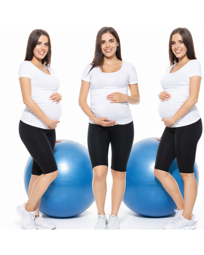 SPODENKI CIĄŻOWE SZORTY przed kolano KRÓTKIE KOLARKI