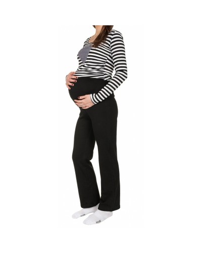 Spodnie ciążowe dresowe rosnące z brzuszkiem